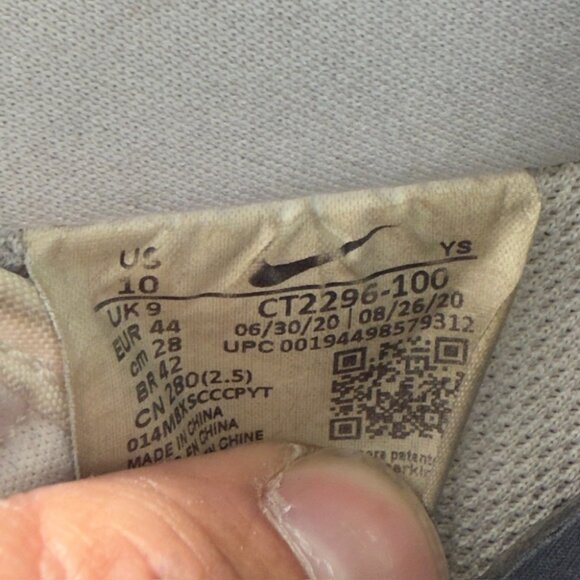 Nike Air Force 1 Low 3M Swoosh White Shoes Men Size 10 US - Picture 3 of 14